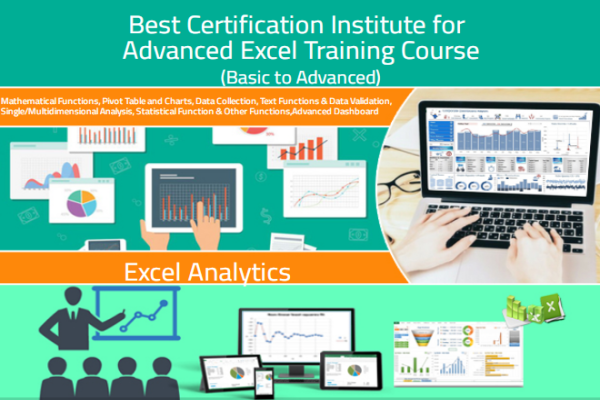 Best Advanced Excel Certification Course in Delhi, Preet Vihar, Independence offer till 15 Aug'23.